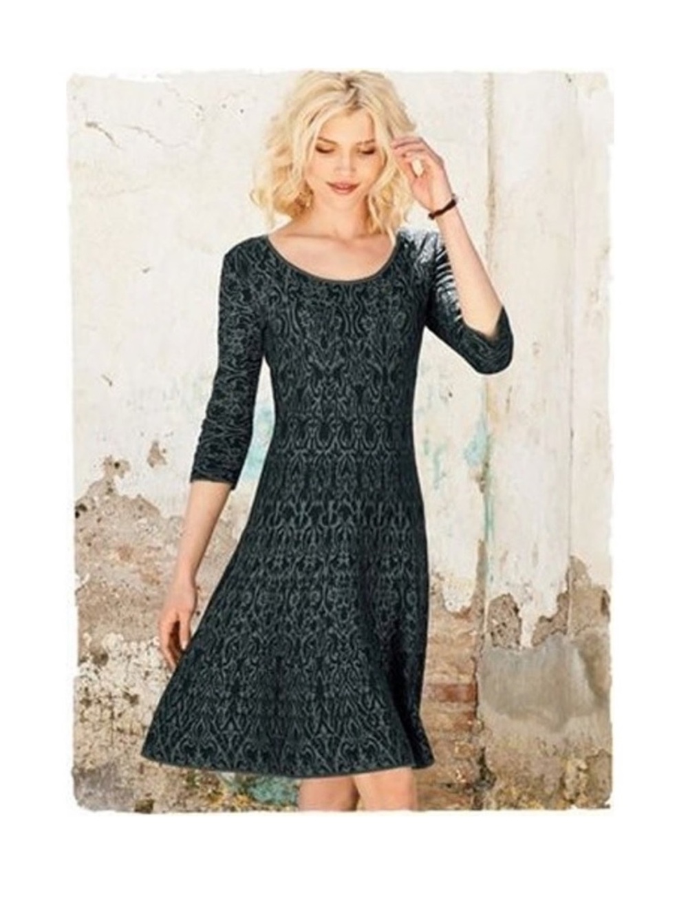 Peruvian Connection Paisley Rue De Rivoli Dress Sz Large
